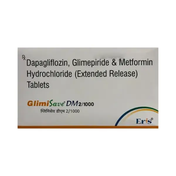 Glimisave DM 10mg/2mg/1000mg Tablet